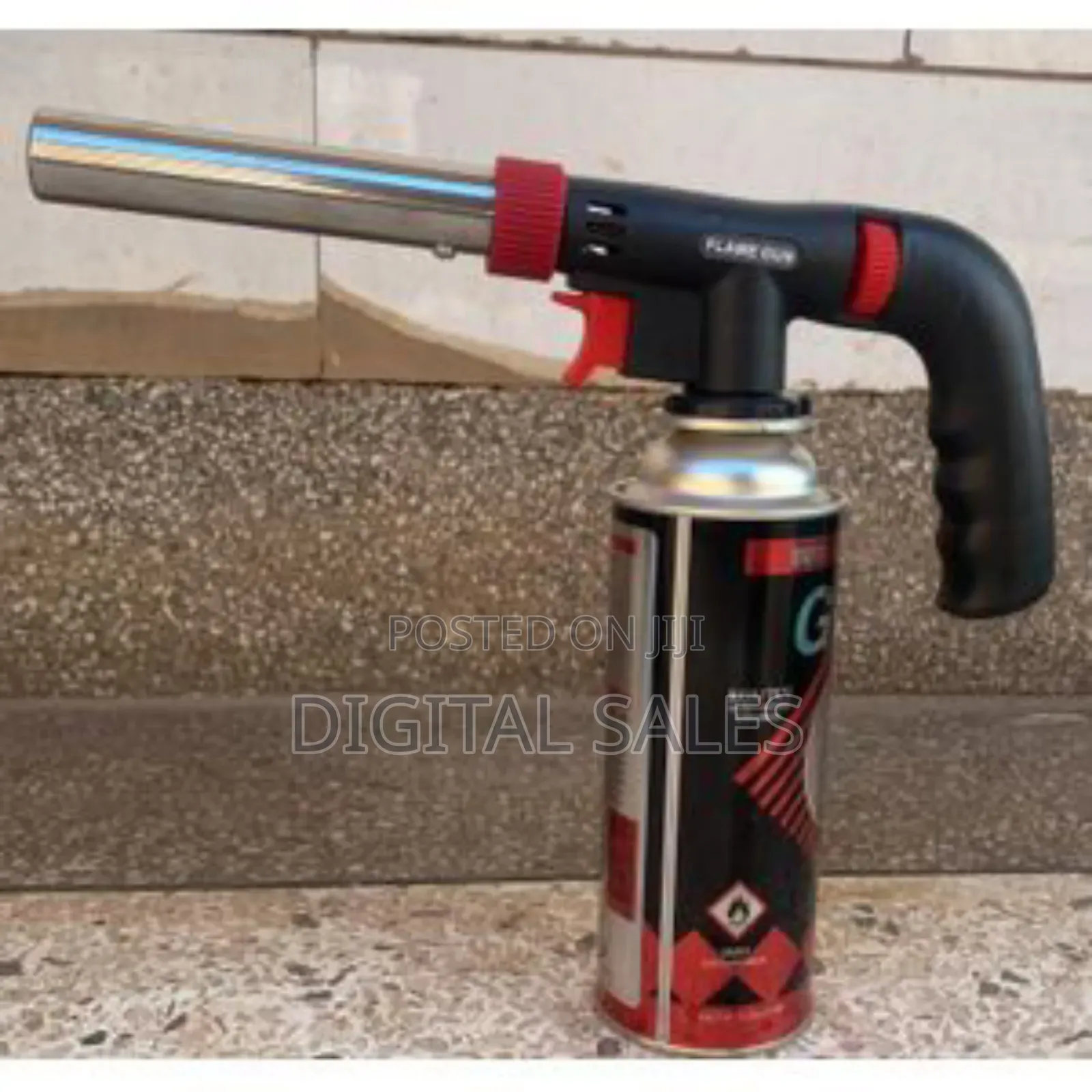 Gas Lighter Gun Blue Flame