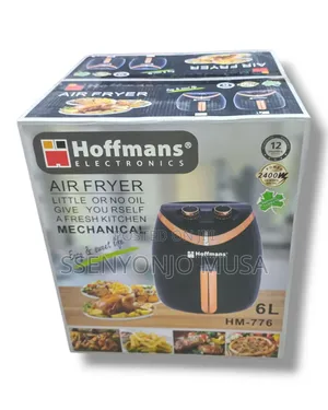 Hoffmans Hm-776 Air Fryer - 6l, 2400w, Little or No Oil