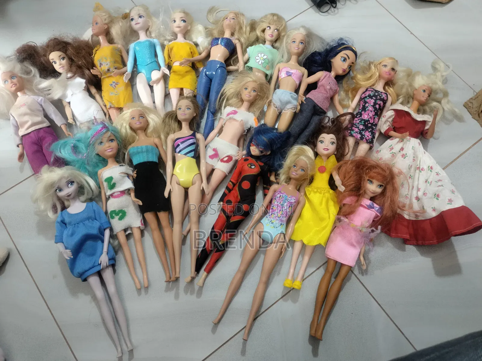 Used Strong Barbie Dolls