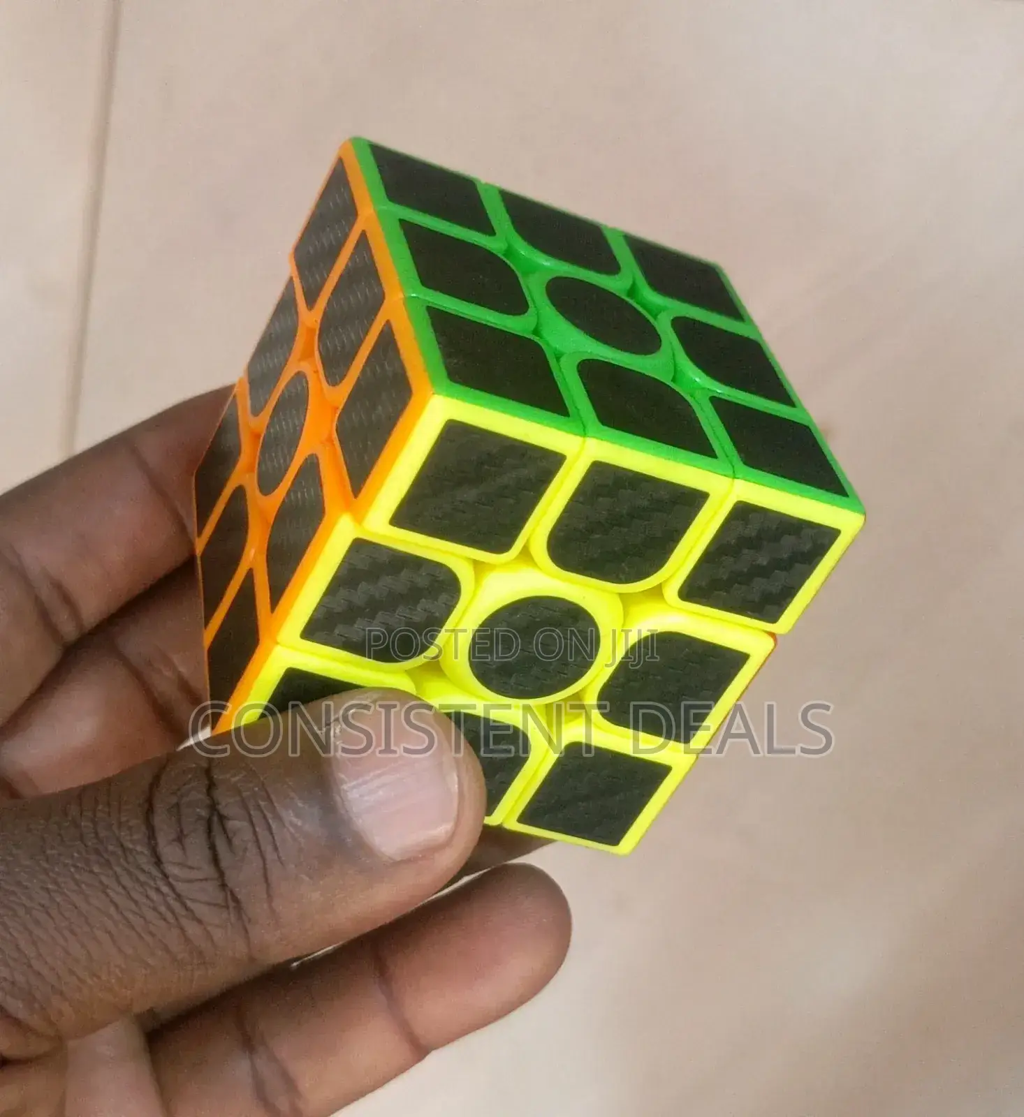 Carbon Sticker Rubik's Cube