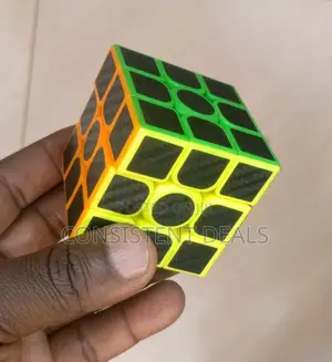 Carbon Sticker Rubik's Cube