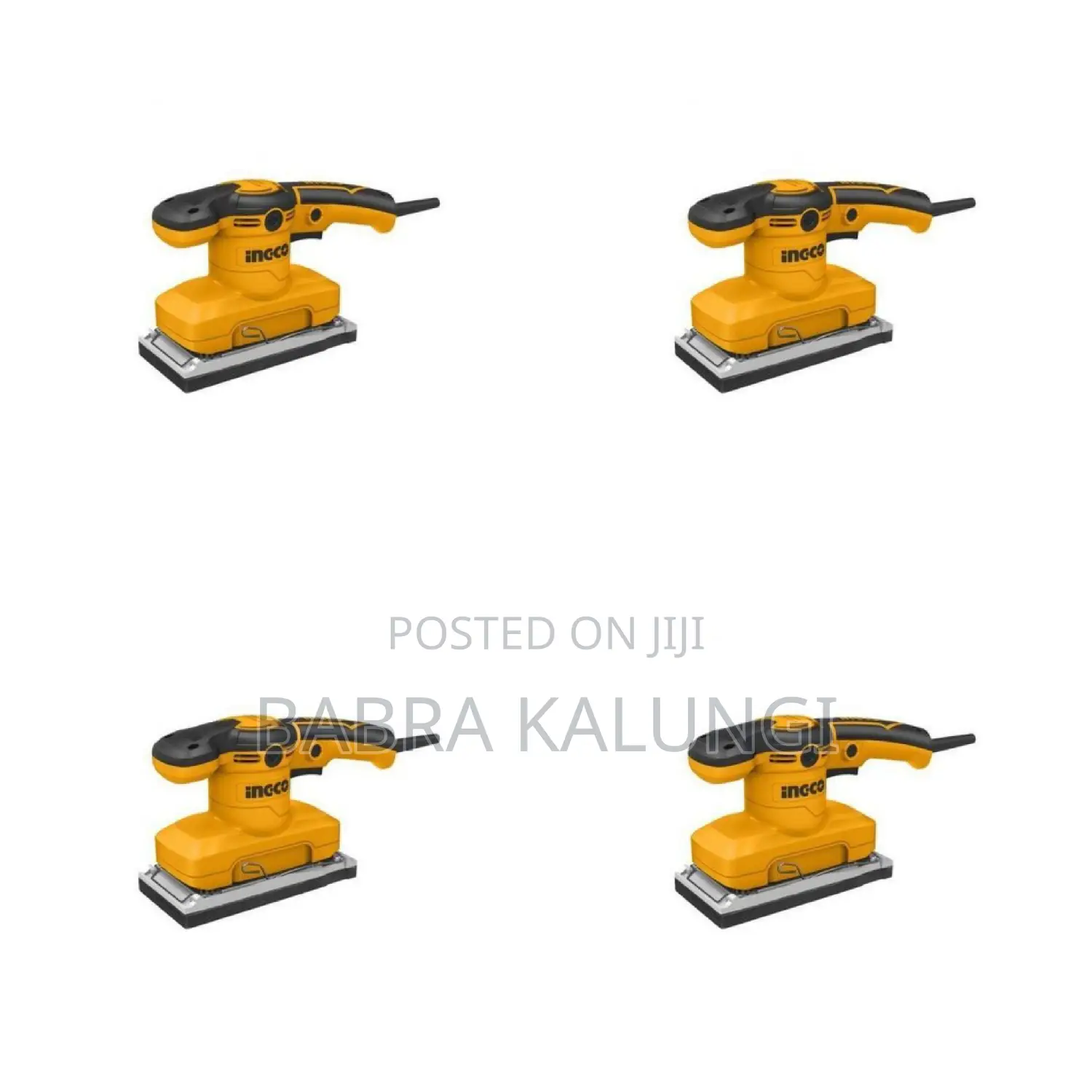 Ingco Fs3208 Finishing Sander 320w , 93*185mm - Yellow,Black