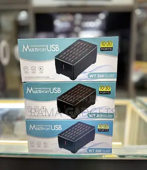 Multiport Usb Charging Station (Wt 268 Model) With 10-30 Ports,