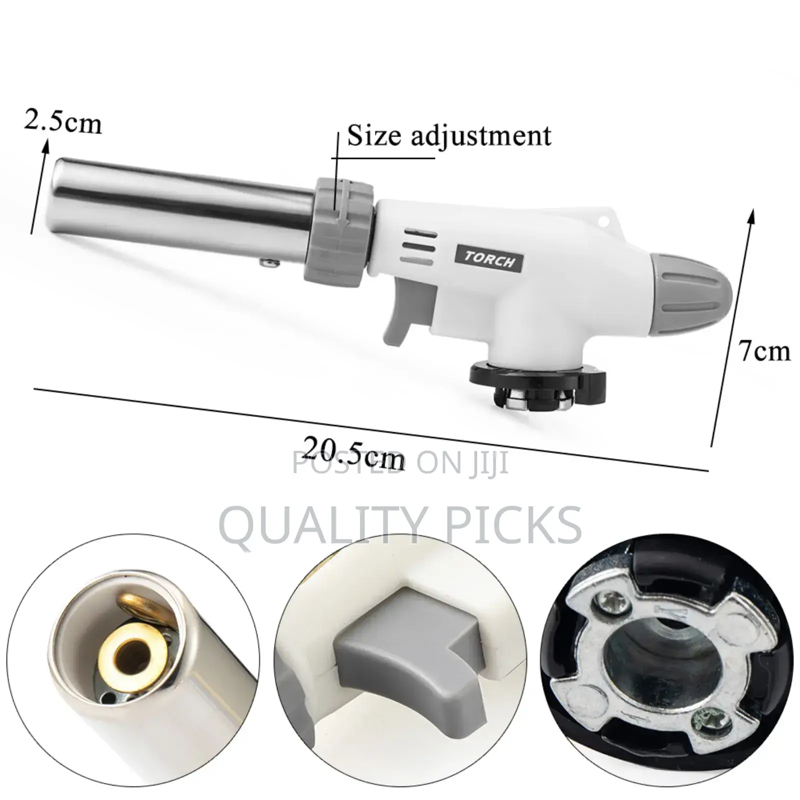 Gun Torch Flame Welding Ignition Lighter for Butane Gas.