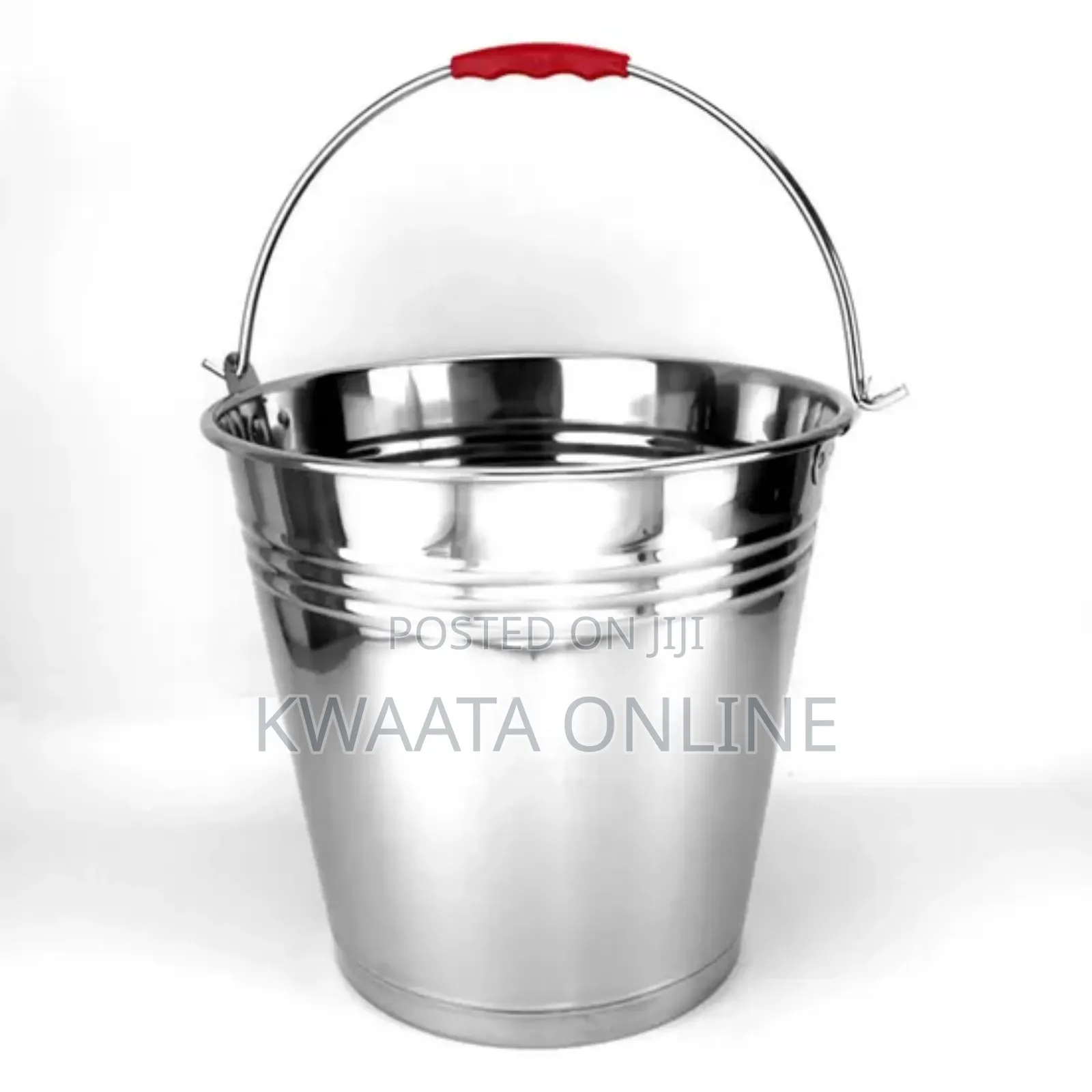 6 Piece -Stainless Ice Bucket With Lid Steel Milk Can Storage Bucket