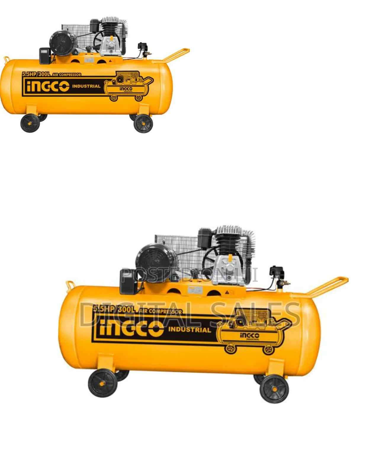 300l Air Compressor - Orange