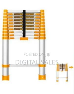 Hlad08061-Telescopic Ladder-Orange
