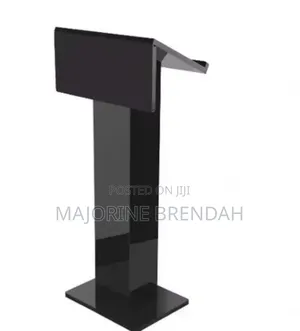 Wooden Black Pulpit