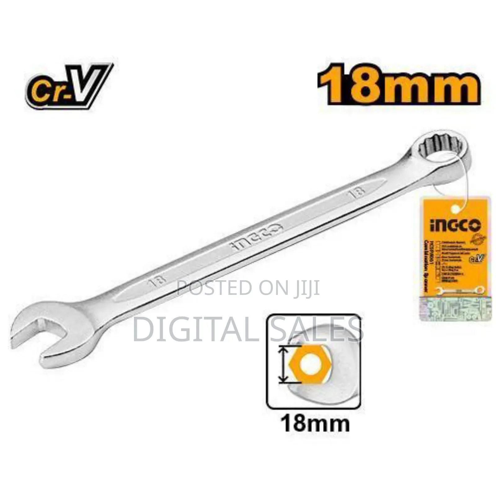 Ingco Hcspa181 - Combination Spanner - Orange