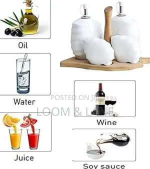 Ceramic Bamboo White Kitchen Seal Seasoning Jar Set