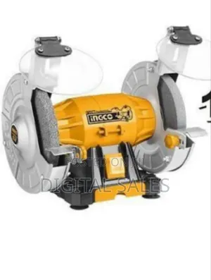 Ingco Bench Grinder Voltage:220-240v~50hz 150w - Grey Orange