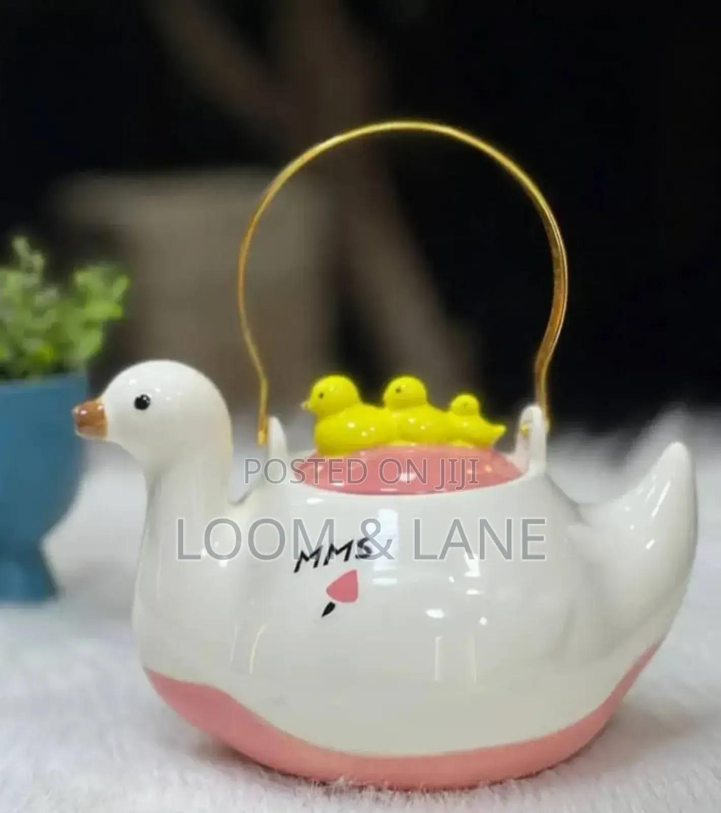 1000ml Ceramic Duck Teapot