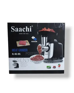 Saachi Nl-Mg-965 Reverse Meat Grinder-1000w, Stainless Steel