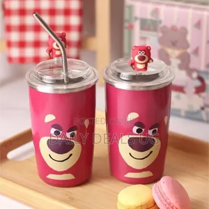 Kids Themed Tumbler (With a Steel Straw)