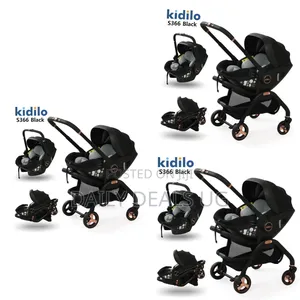 Kidilo S366 3-in-1 Baby Safety Stroller and Car Seat