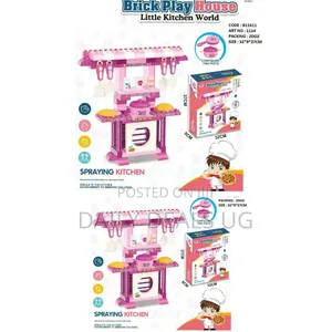Brick Play House Little Kitchen World