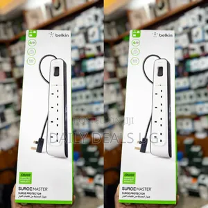 4-Outlet Surge Protection Strip With 2m Power Cord Belkin
