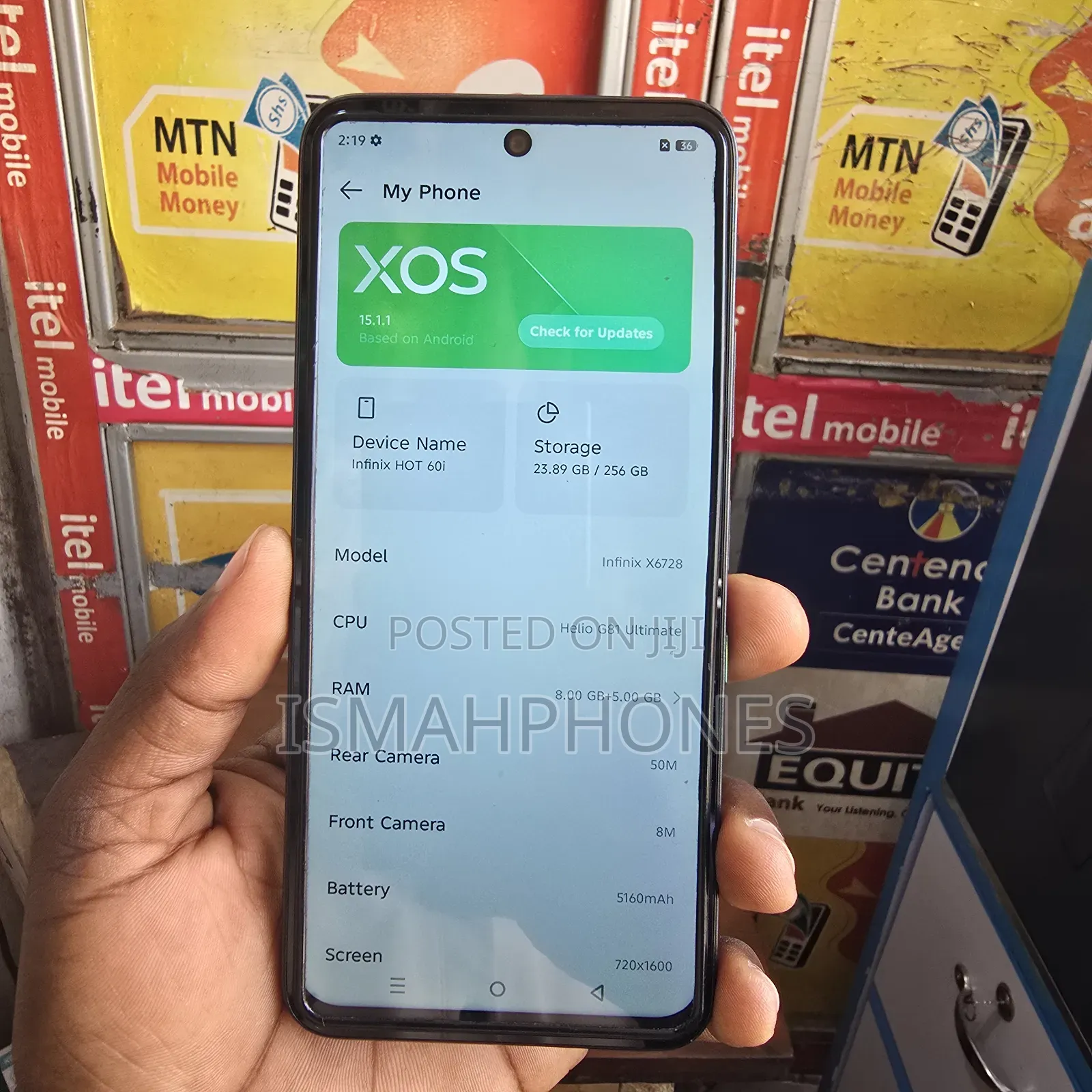 Infinix Hot 60i 256 GB Black
