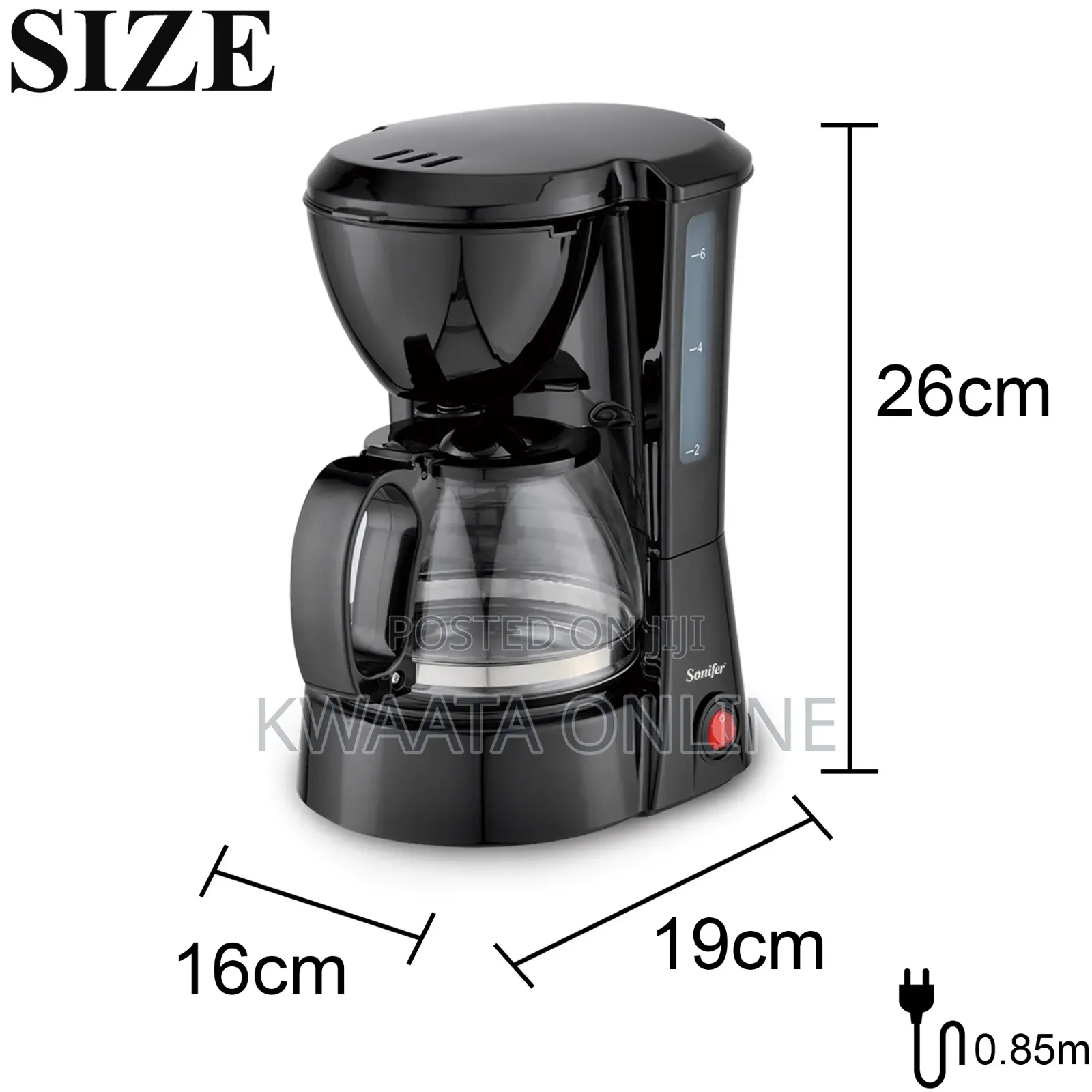 Sf-3564 Sonifer Home Use 220v Small 0.75l 8automatic Drip Coffee Maker
