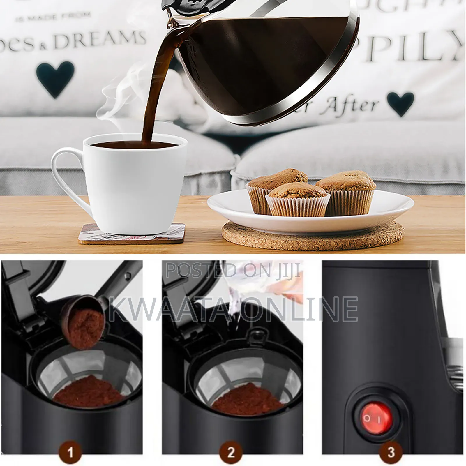 Sf-3564 Sonifer Home Use 220v Small 0.75l 8automatic Drip Coffee Maker