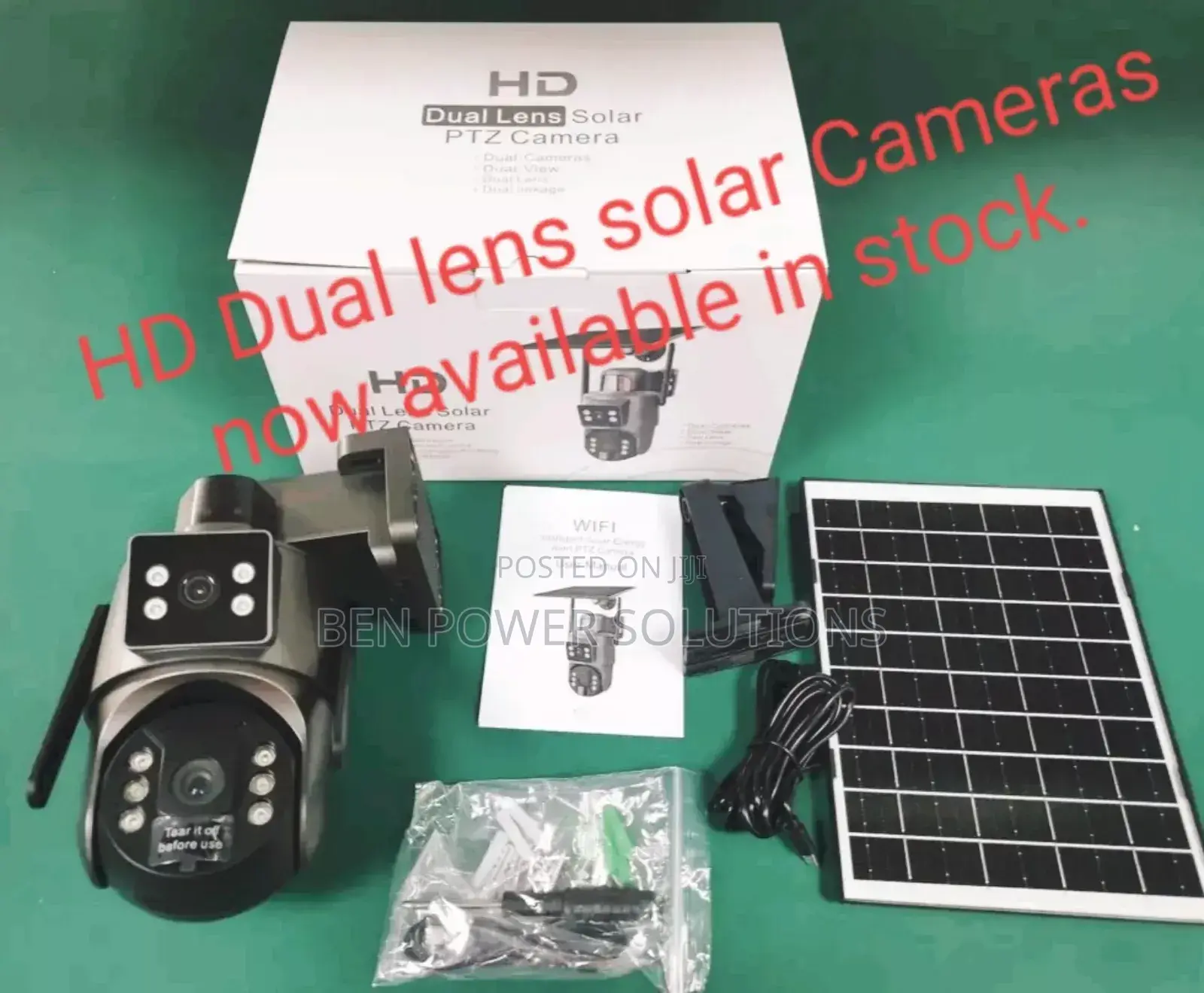 Hd Dual Lens Solar Camera