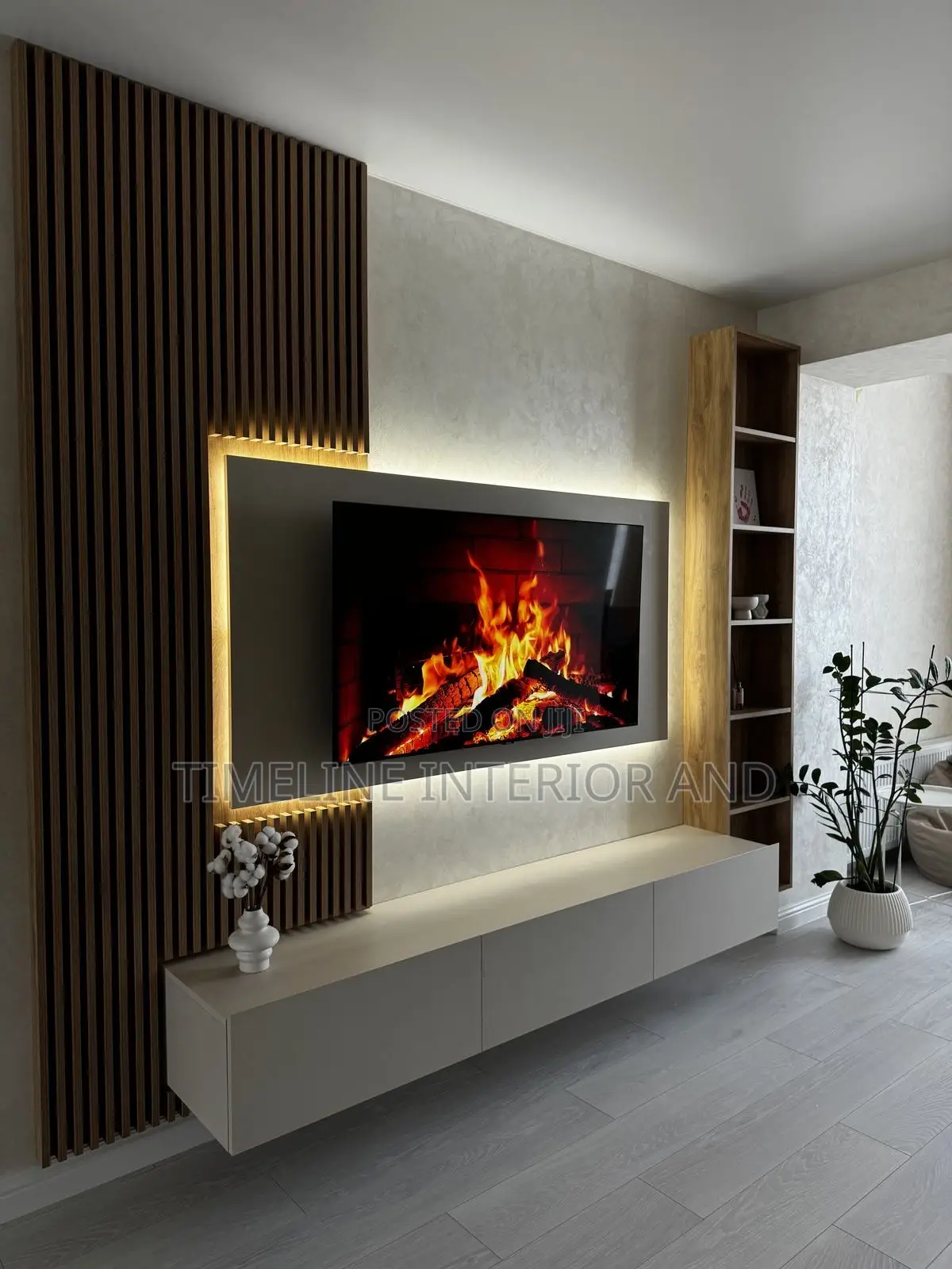 Stylish Wall Panel Tv Unit – Durable Elegant Design