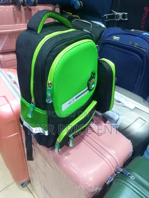 Luxury Planed Kid Backpack Bag.( Green)