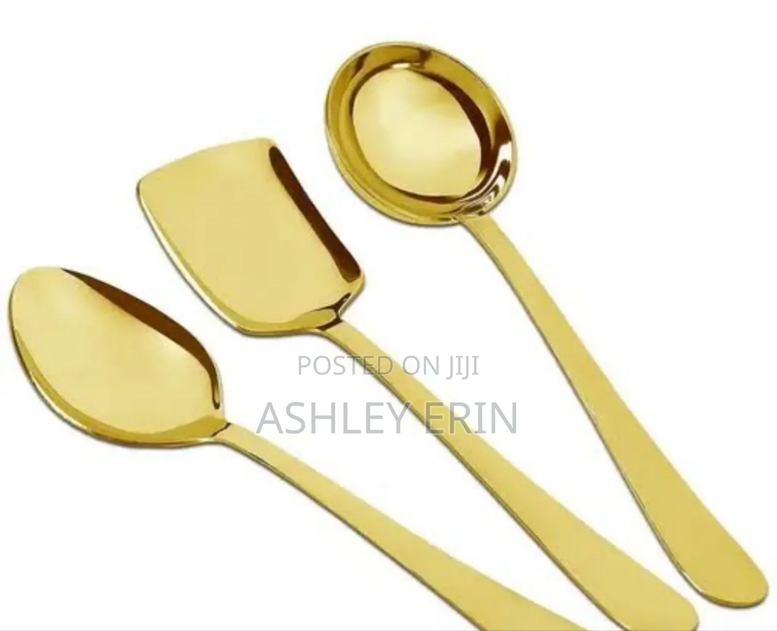 3pcs Stainless Steel Serving Spoons Set