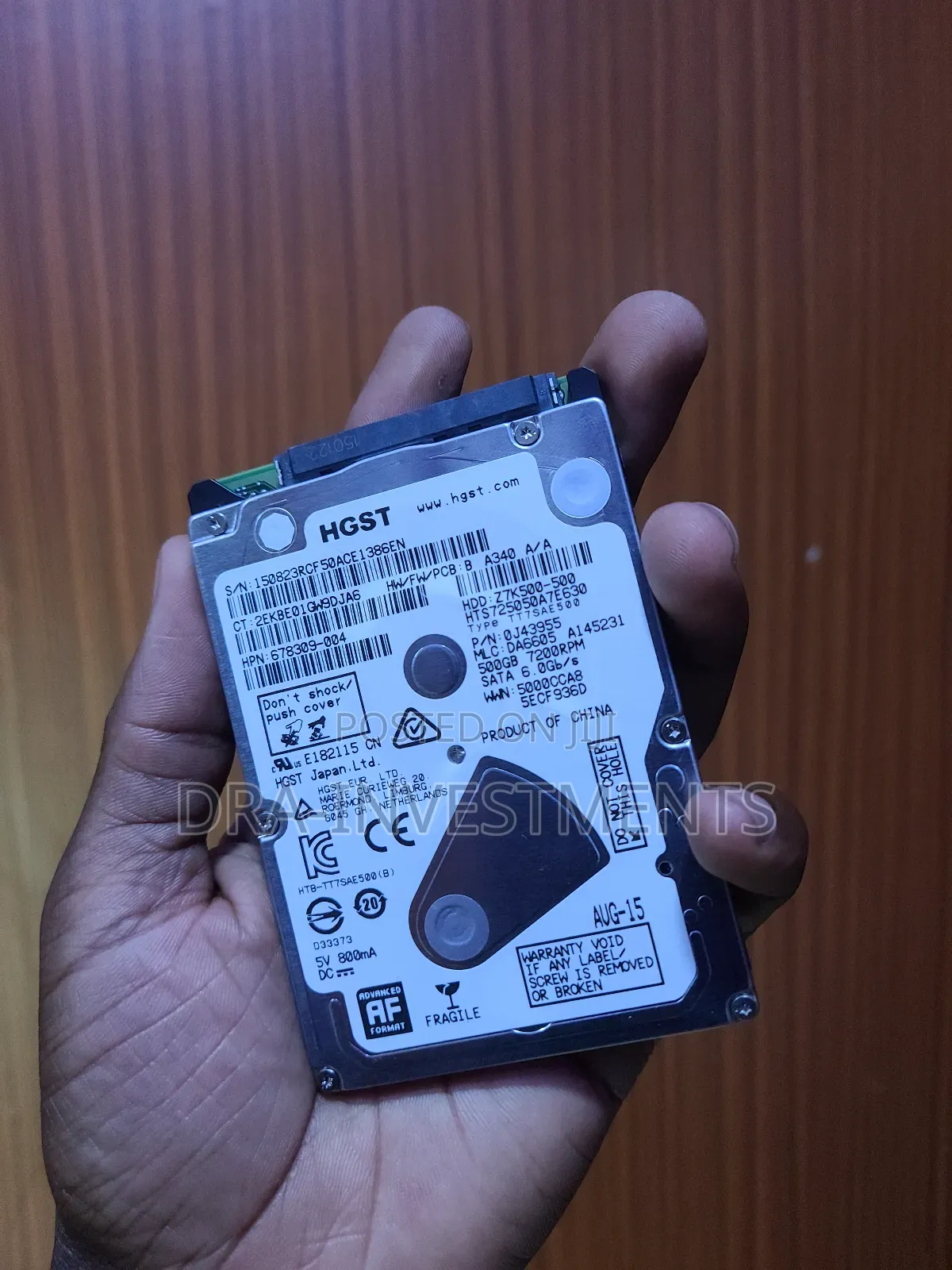 Internal Laptop Hard Disk 500gb