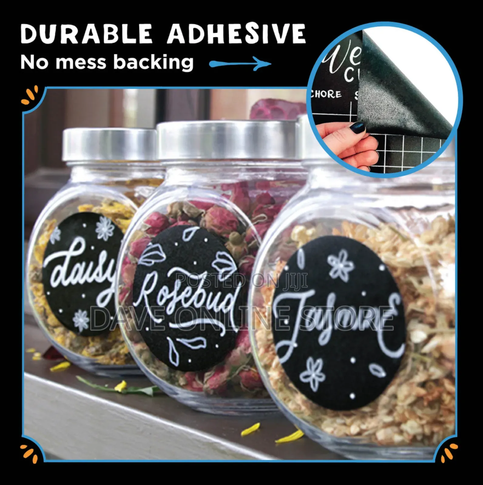 Waterproof Chalkboard Label Stickers