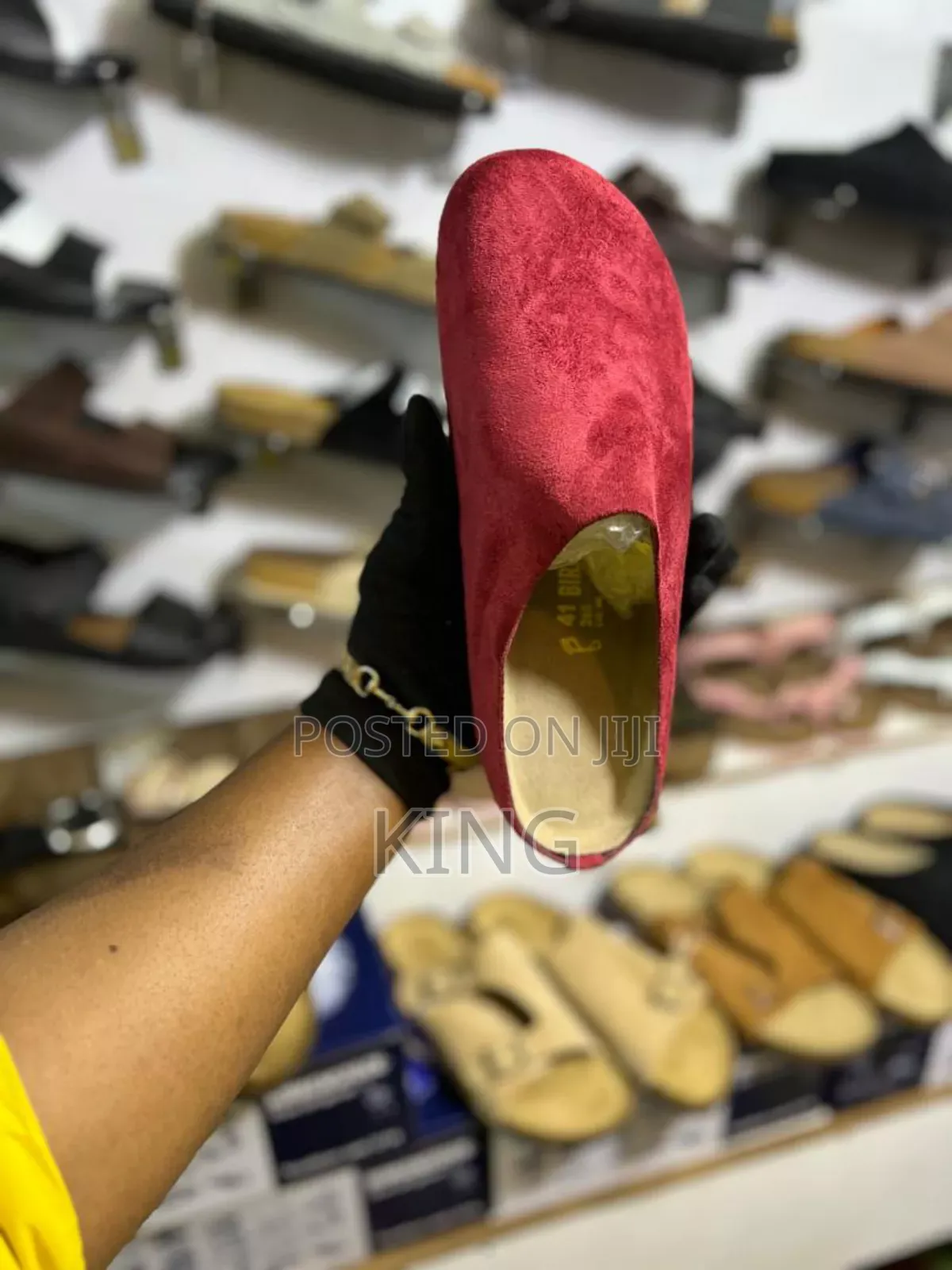 Maroon Birkenstock Clogs