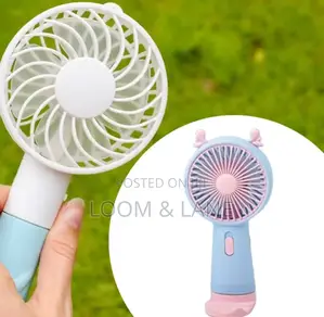 Compact Mini Fan - Rechargeable Portable Cooling Device
