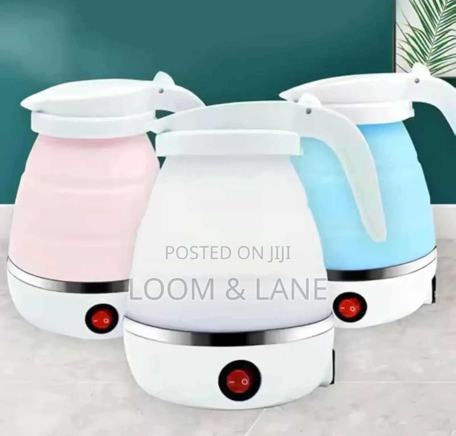 Silicon Foldable Electric Travel Kettle