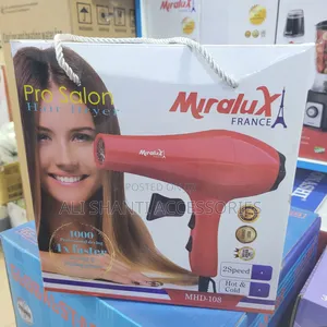 Hair Dryer Miralux Professional, Electric Hair Dryer Miralux