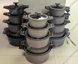 13pc Pure Granite ( Non - Stick ) Cookware Set - 