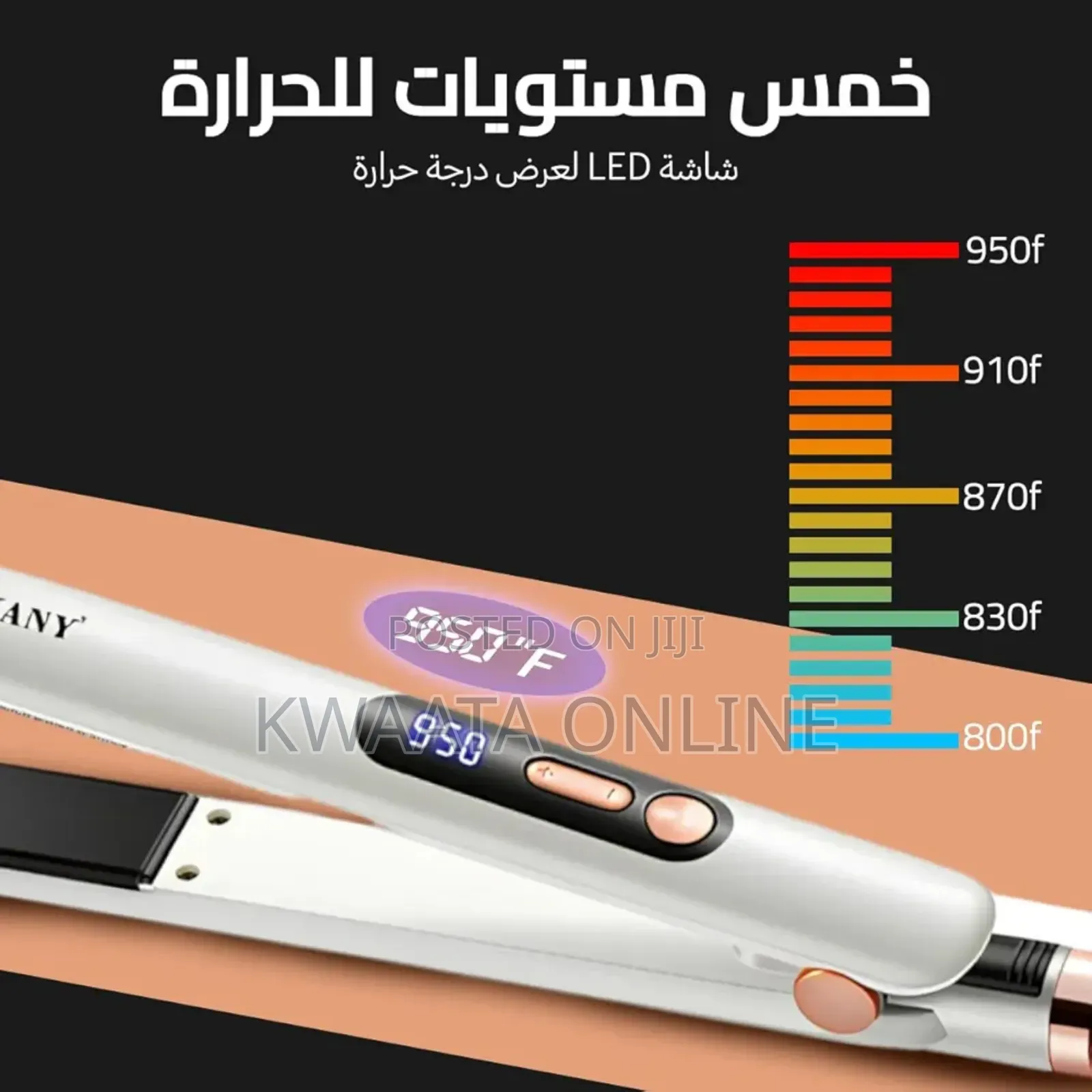 Sokany Hair Straightener With Advanced Copper Ceramic Technology