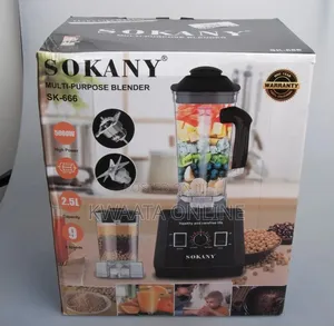 Sokany Heavy Duty Commercial Blender -2.5-LTRS /5000 Watts8