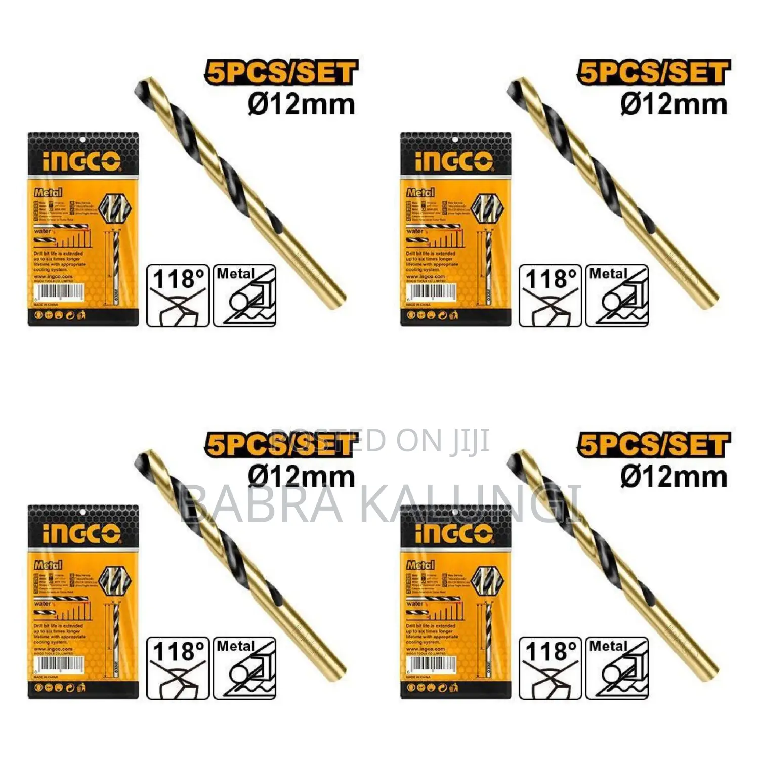 Ingco DBT - HSS Drill Bit - Orange
