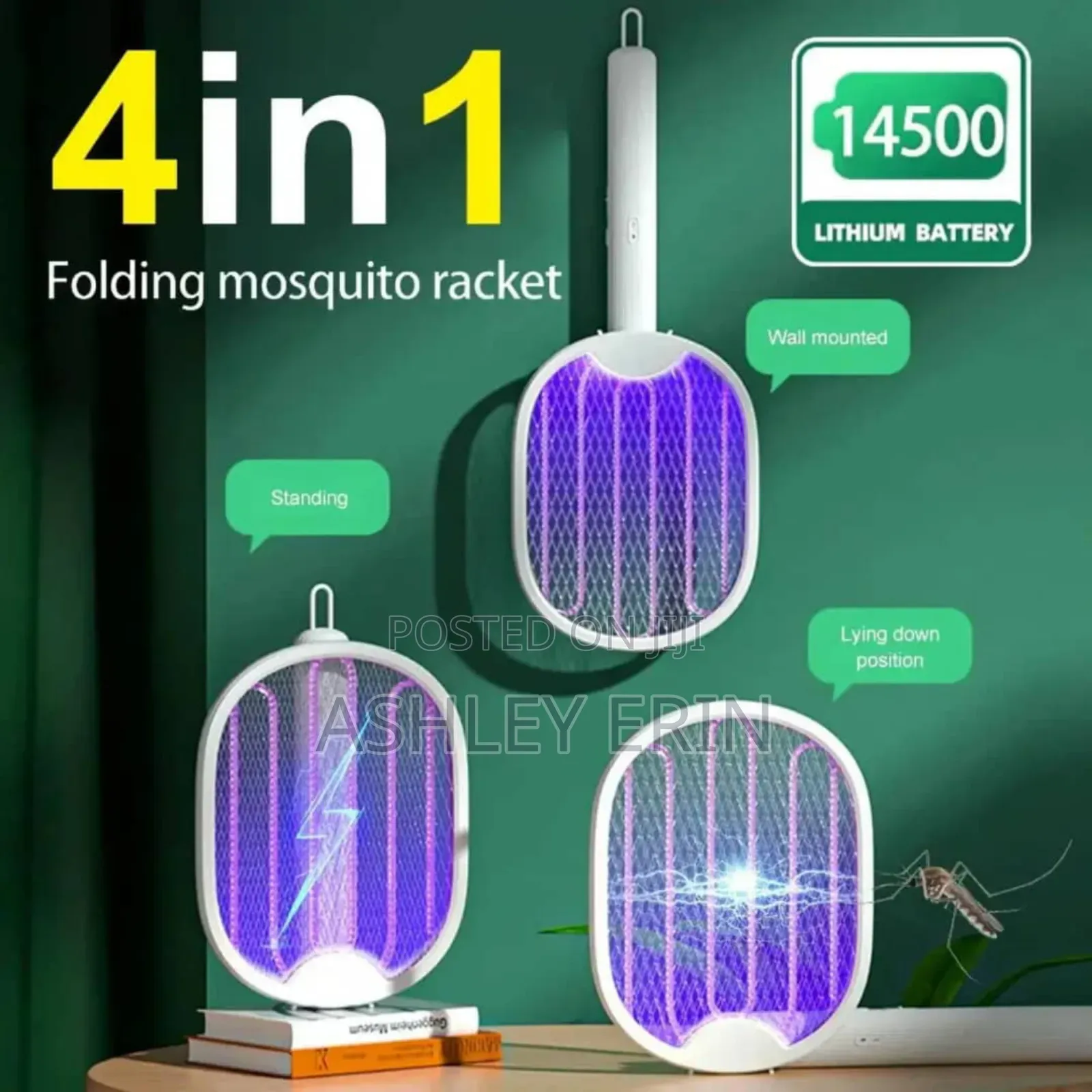 4in1 Folding Mosquito Racket