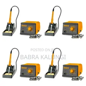 Ingco Soldering Station - Orange, Black