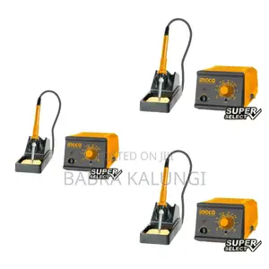 Ingco Soldering Station - Orange, Black