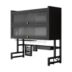 Dustproof Double Dish Cabinet Organiser Rack