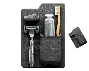 Wall Mounted Toothbrush and Razor Holder