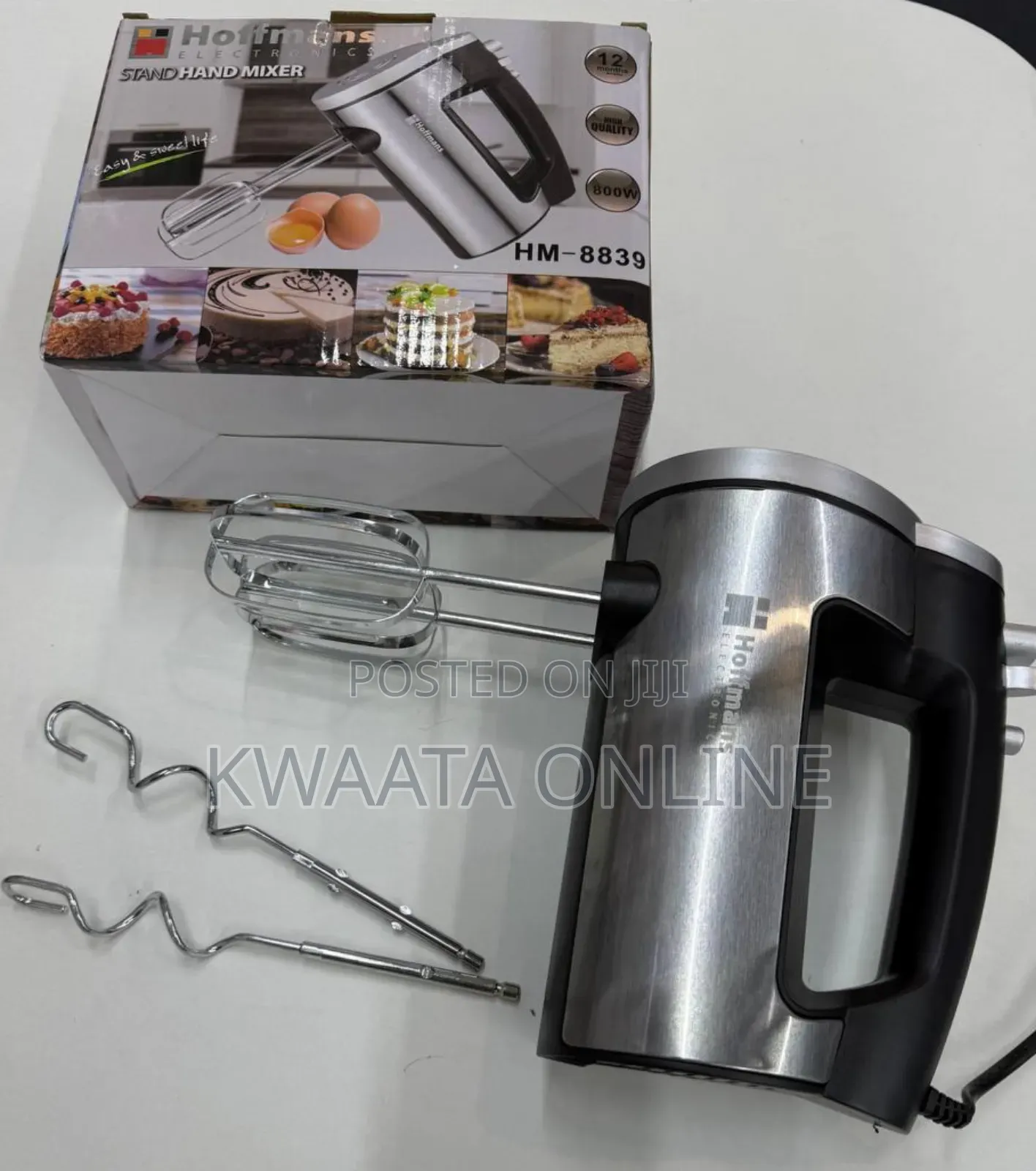 800w Hoffmans Hm-8839, Electric Hand Mixer