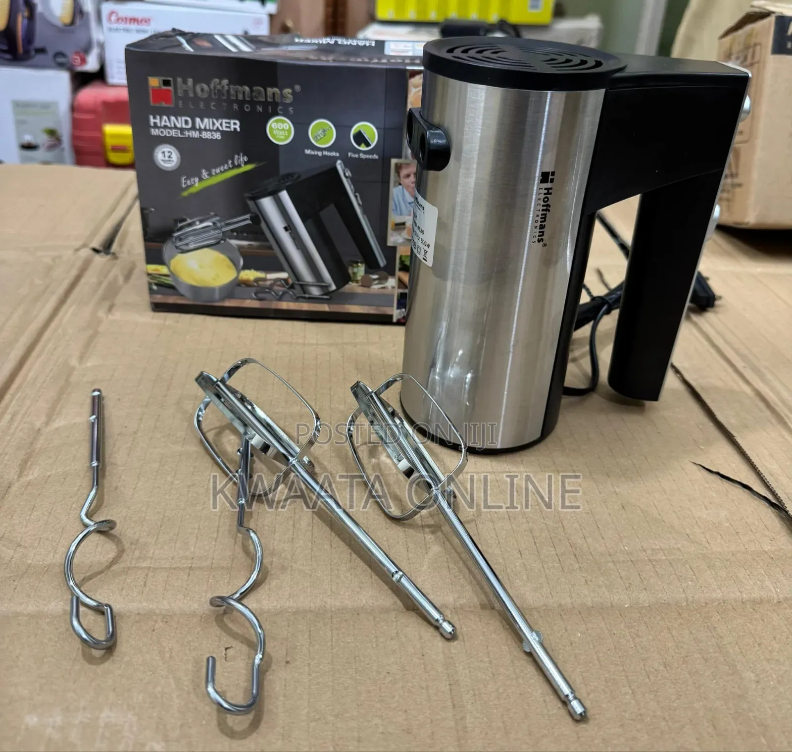 800w Hoffmans Hm-8839, Electric Hand Mixer