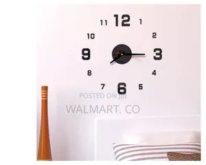 3d Frameless Wall Clock