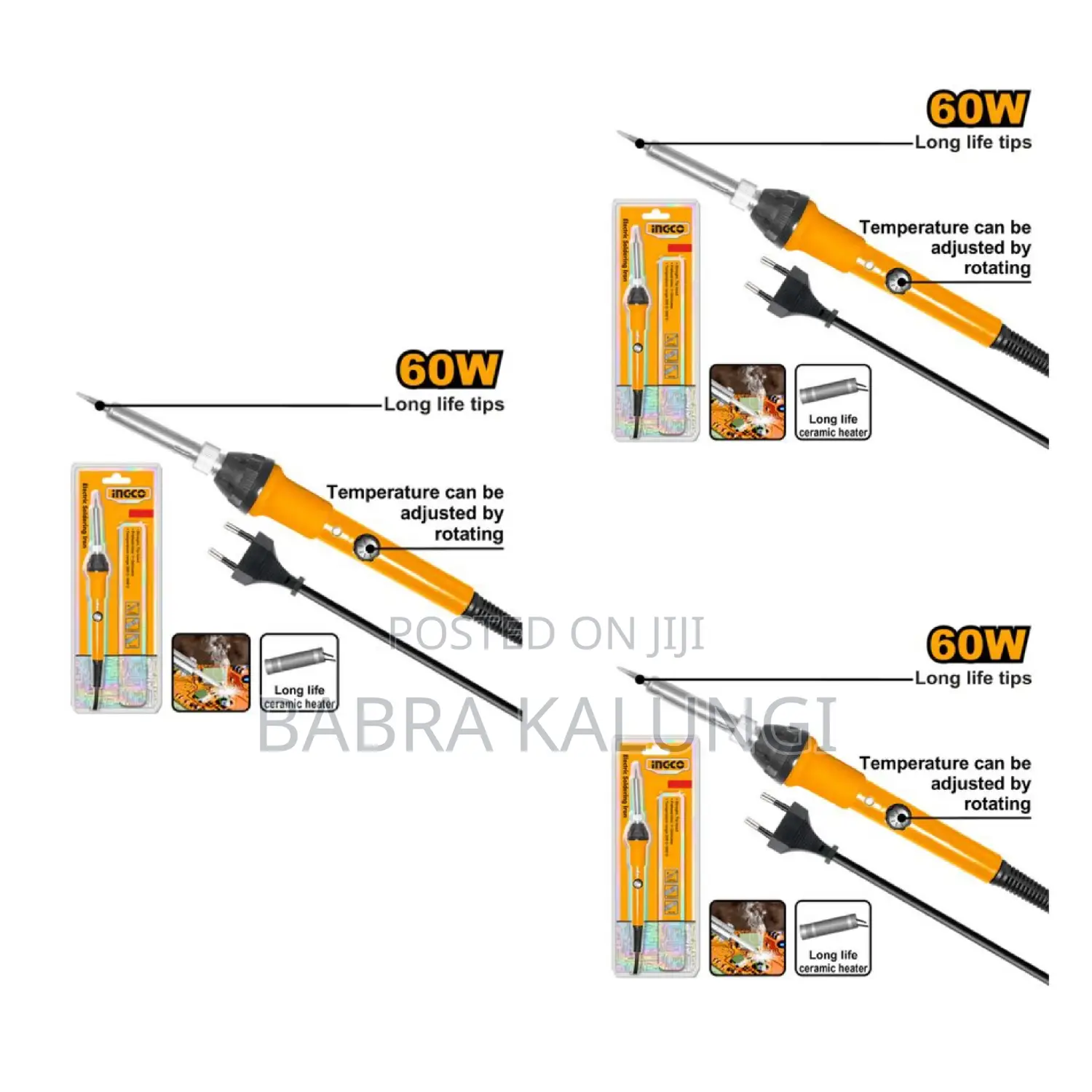 Ingco Electric Soldering Iron 220-240v~50/60hz