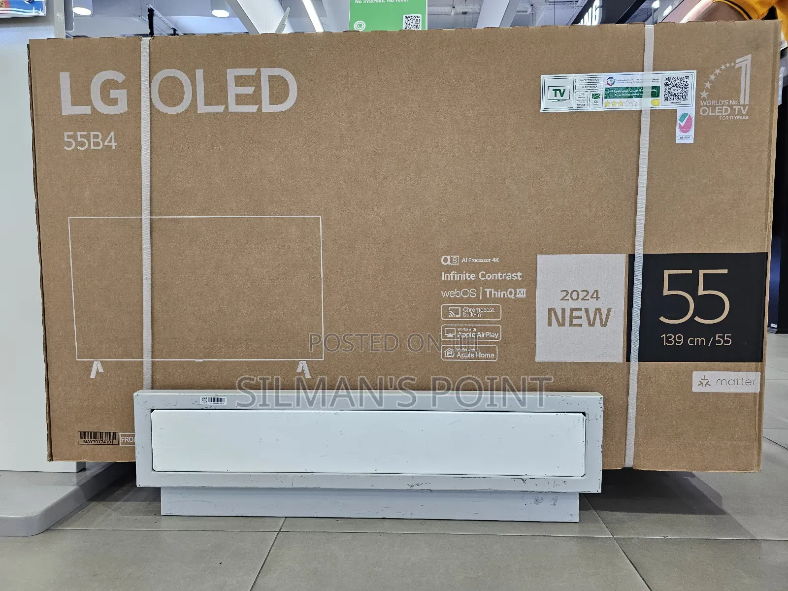 The New Lg 55" Oled B4 Mid Range Tv