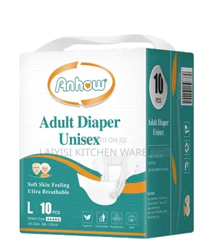 Unisex Adult Diapers 10 Pieces Anti-Bacterial With Wetness Indicator