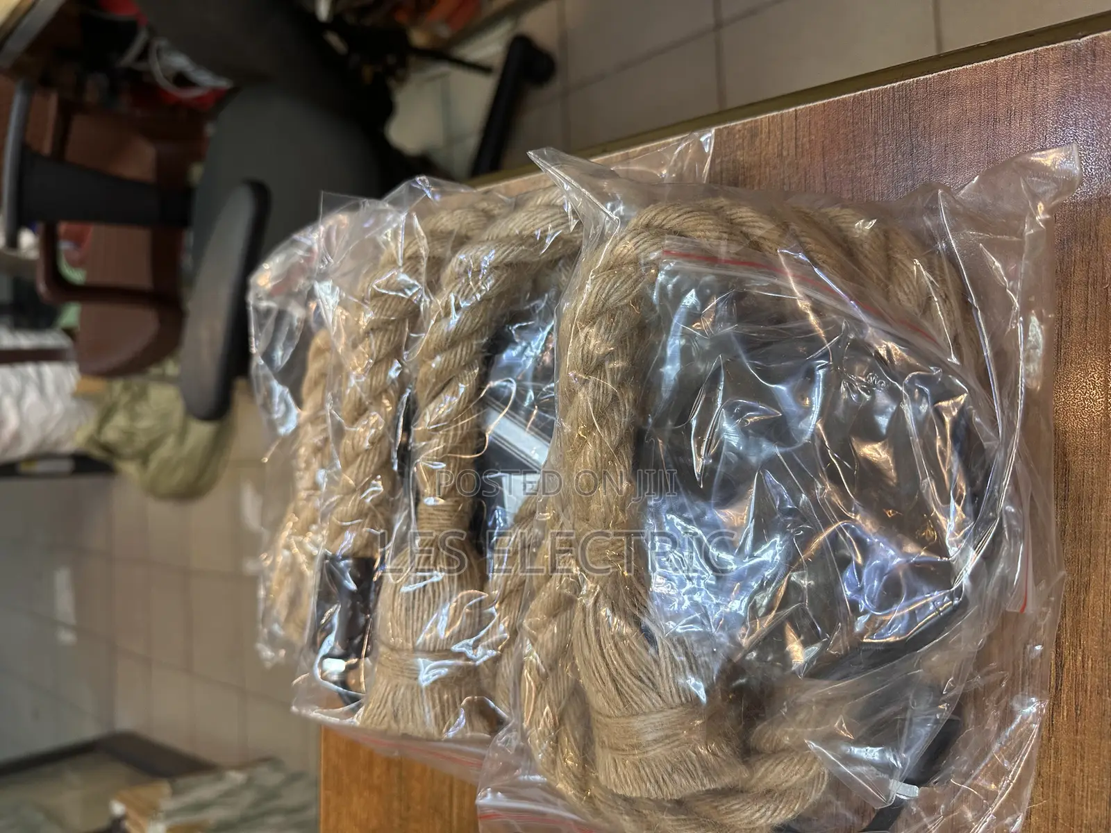 One Metre Rope Lampholder E27